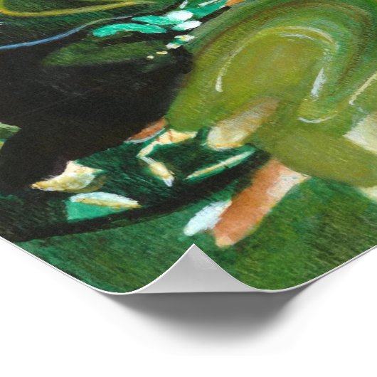 Jazz Shine Waterverf Print (Hoek)