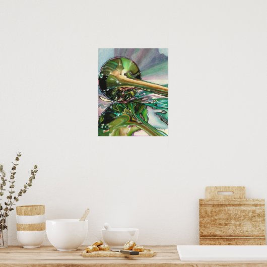 Jazz Shine Waterverf Print (Keuken)