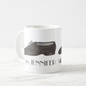 Jazz Shoe Dance Teacher Personalized Choreograaf Koffiemok (Voorkant links)