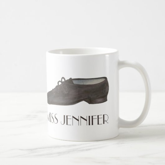 Jazz Shoe Dance Teacher Personalized Choreograaf Koffiemok (Rechts)