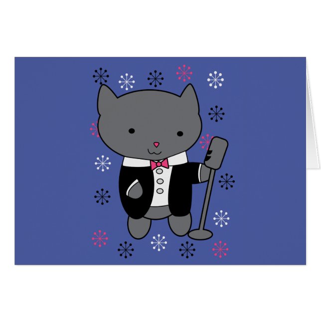 Jazz Singer Cat (Voorkant Horizontaal)