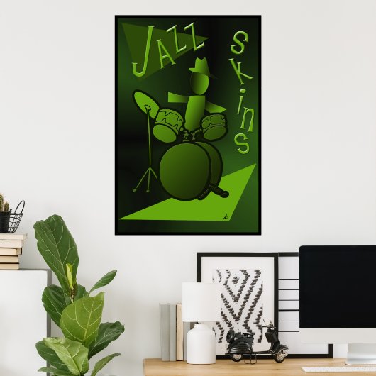 Jazz Skins Poster afdrukken (Thuiskantoor)