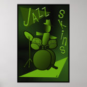 Jazz Skins Poster afdrukken (Voorkant)