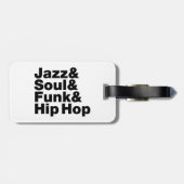 Jazz & Soul & Funk & Hip Hop Bagagelabel (Achterkant horizontaal)
