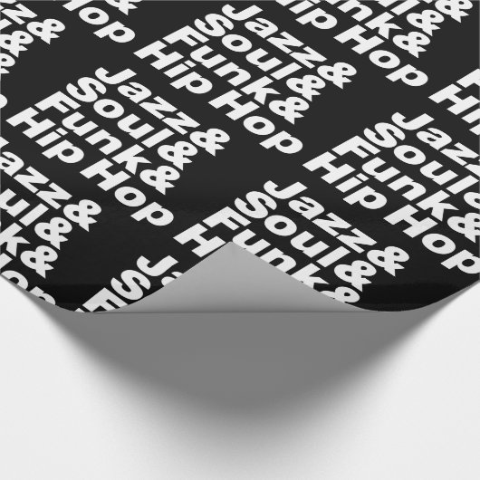 Jazz & Soul & Funk & Hip Hop Cadeaupapier (Hoek)