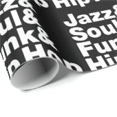 Jazz & Soul & Funk & Hip Hop Cadeaupapier (Rol Hoek)
