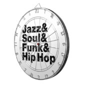 Jazz & Soul & Funk & Hip Hop Dartbord (Voorkant Rechts)