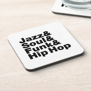 Jazz & Soul & Funk & Hip Hop Drankjes Onderzetter