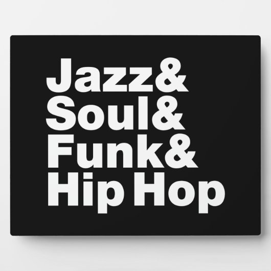Jazz & Soul & Funk & Hip Hop Fotoplaat (Voorkant)