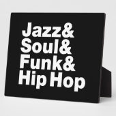 Jazz & Soul & Funk & Hip Hop Fotoplaat (Zijkant)
