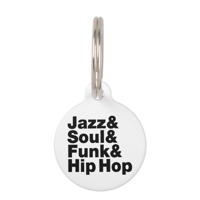 Jazz & Soul & Funk & Hip Hop Huisdierpenning (Voorkant)
