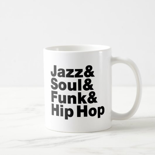 Jazz & Soul & Funk & Hip Hop Koffiemok (Rechts)