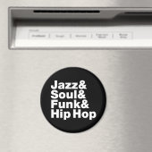 Jazz & Soul & Funk & Hip Hop Magneet (Insitu (Vaatwasser))