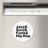 Jazz & Soul & Funk & Hip Hop Magneet (Insitu (Vaatwasser))
