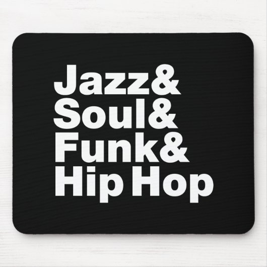 Jazz & Soul & Funk & Hip Hop Muismat (Voorkant)