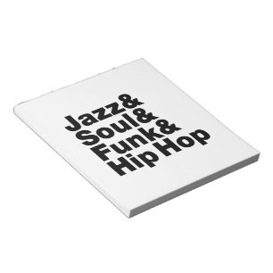 Jazz & Soul & Funk & Hip Hop Notitieblok