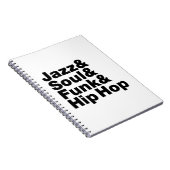 Jazz & Soul & Funk & Hip Hop Notitieboek (Rechterzijde)