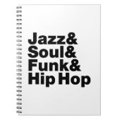 Jazz & Soul & Funk & Hip Hop Notitieboek (Voorkant)