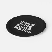 Jazz & Soul & Funk & Hip Hop Papieren Bordje (Gekanteld)