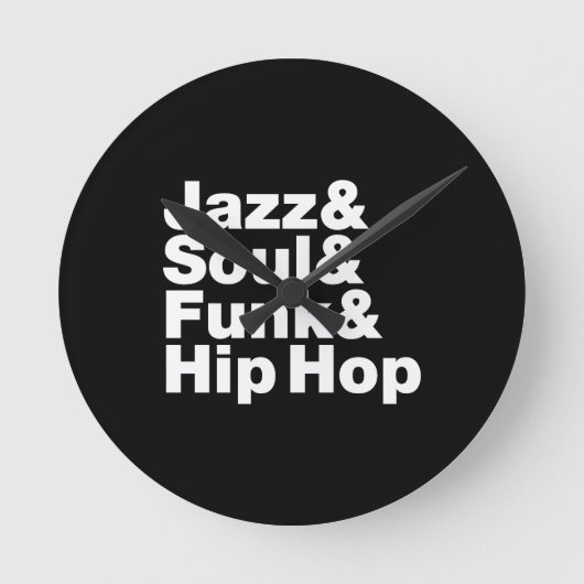 Jazz & Soul & Funk & Hip Hop Ronde Klok (Voorkant)