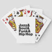 Jazz & Soul & Funk & Hip Hop Speelkaarten (Achterkant)