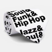 Jazz & Soul & Funk & Hip Hop Stropdas (Opgerold)