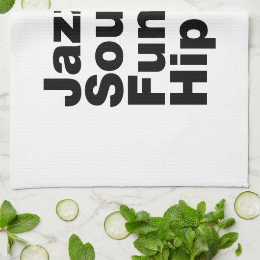 Jazz & Soul & Funk & Hip Hop Theedoek (Gevouwen)