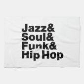 Jazz & Soul & Funk & Hip Hop Theedoek (Horizontaal)