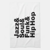 Jazz & Soul & Funk & Hip Hop Theedoek (Verticaal)