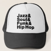 Jazz & Soul & Funk & Hip Hop Trucker Pet (Voorkant)