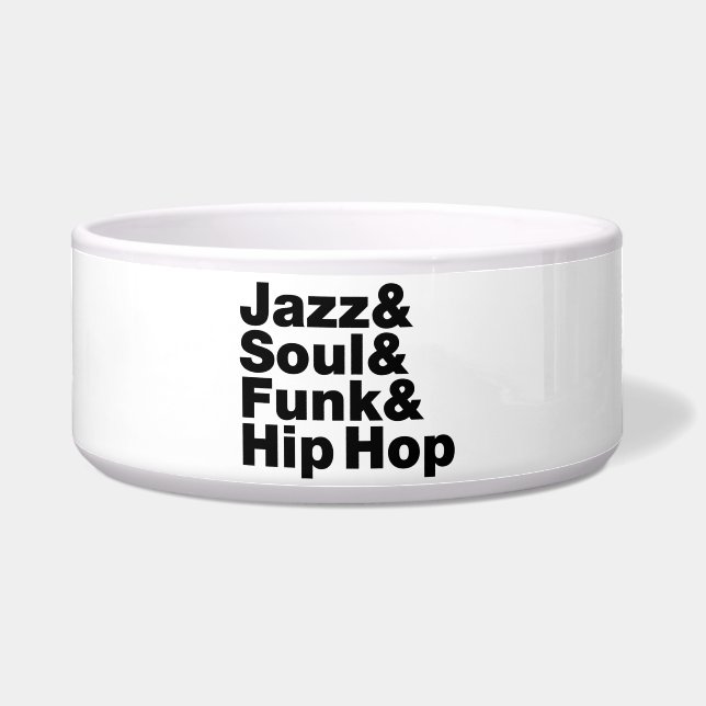 Jazz & Soul & Funk & Hip Hop Voerbakje (Voorkant)