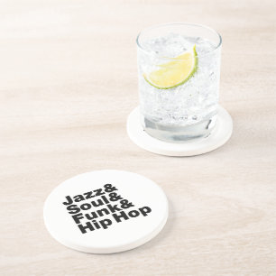 Jazz & Soul & Funk & Hip Hop Zandsteen Onderzetter