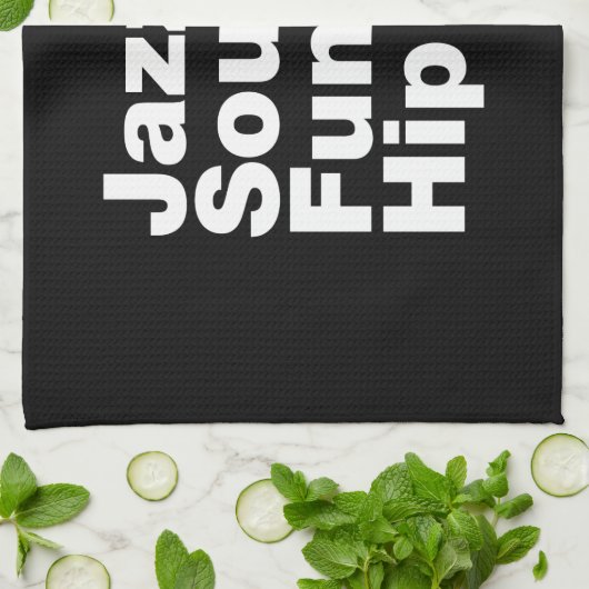 Jazz & Soul & Funk & Hiphop Theedoek (Gevouwen)