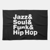 Jazz & Soul & Funk & Hiphop Theedoek (Horizontaal)
