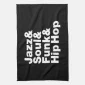 Jazz & Soul & Funk & Hiphop Theedoek (Verticaal)