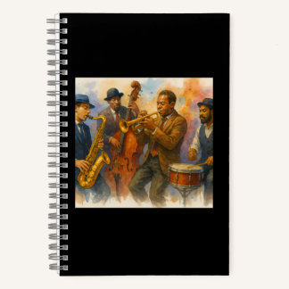 Jazz spiraal notebook notitieboek