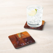 Jazz ("Squares"-ontwerp) Drankjes Onderzetter (Rechterzijde)