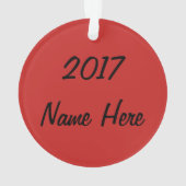 Jazz & Tap Team Ornament ACRYLIC (achterkant)