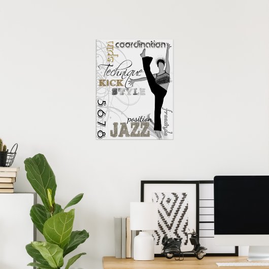 Jazz Technique Poster (Thuiskantoor)