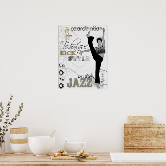Jazz Technique Poster (Keuken)
