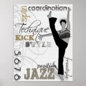 Jazz Technique Poster (Voorkant)