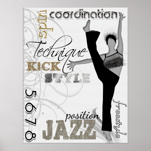 Jazz Technique Poster (Voorkant)