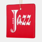 Jazz-teken Keramisch Ornament (Links)