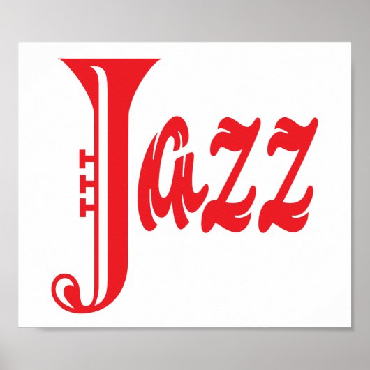 Jazz-teken Poster (Voorkant)