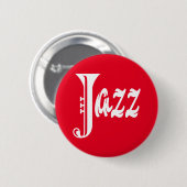 Jazz-teken Ronde Button 5,7 Cm (Voorkant /achterkant)