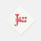 Jazz-teken Servet (Hoek)