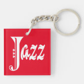 Jazz-teken Sleutelhanger (Achterkant)