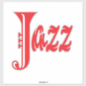 Jazz-teken Sticker (Vel)