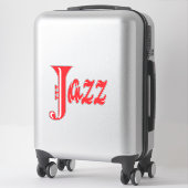 Jazz-teken Sticker (Koffer)