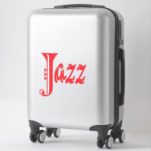 Jazz-teken Sticker (Koffer)